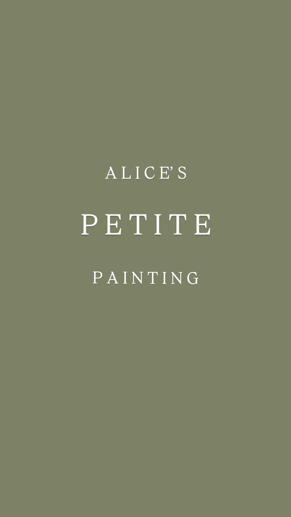 Alice’s Petite Painting