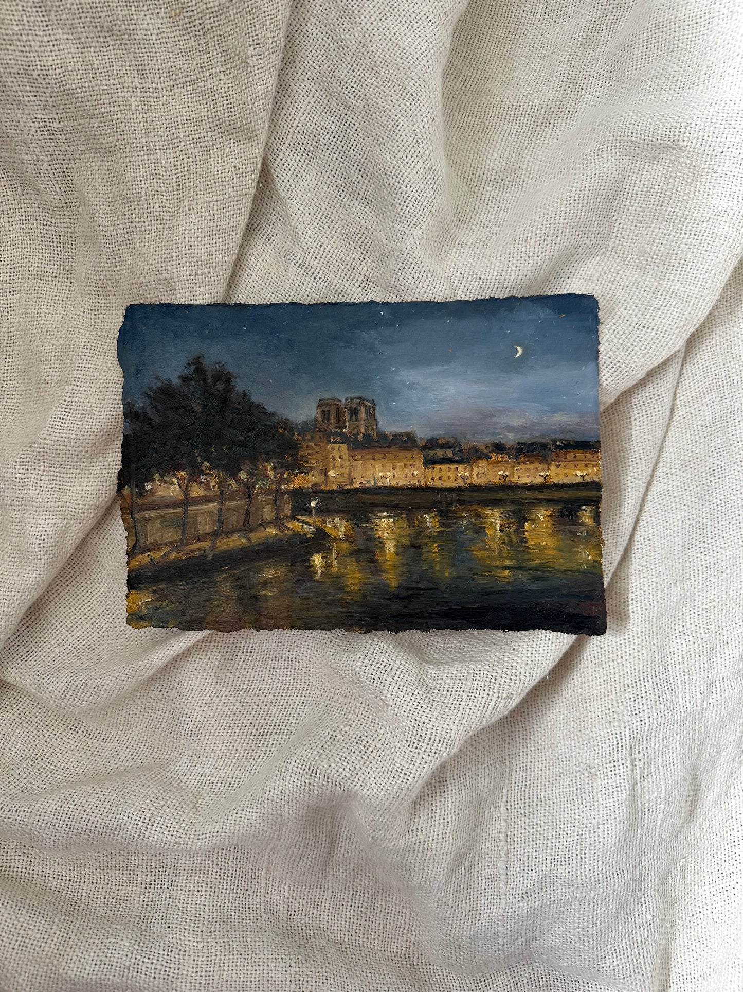 Midnight by the Seine