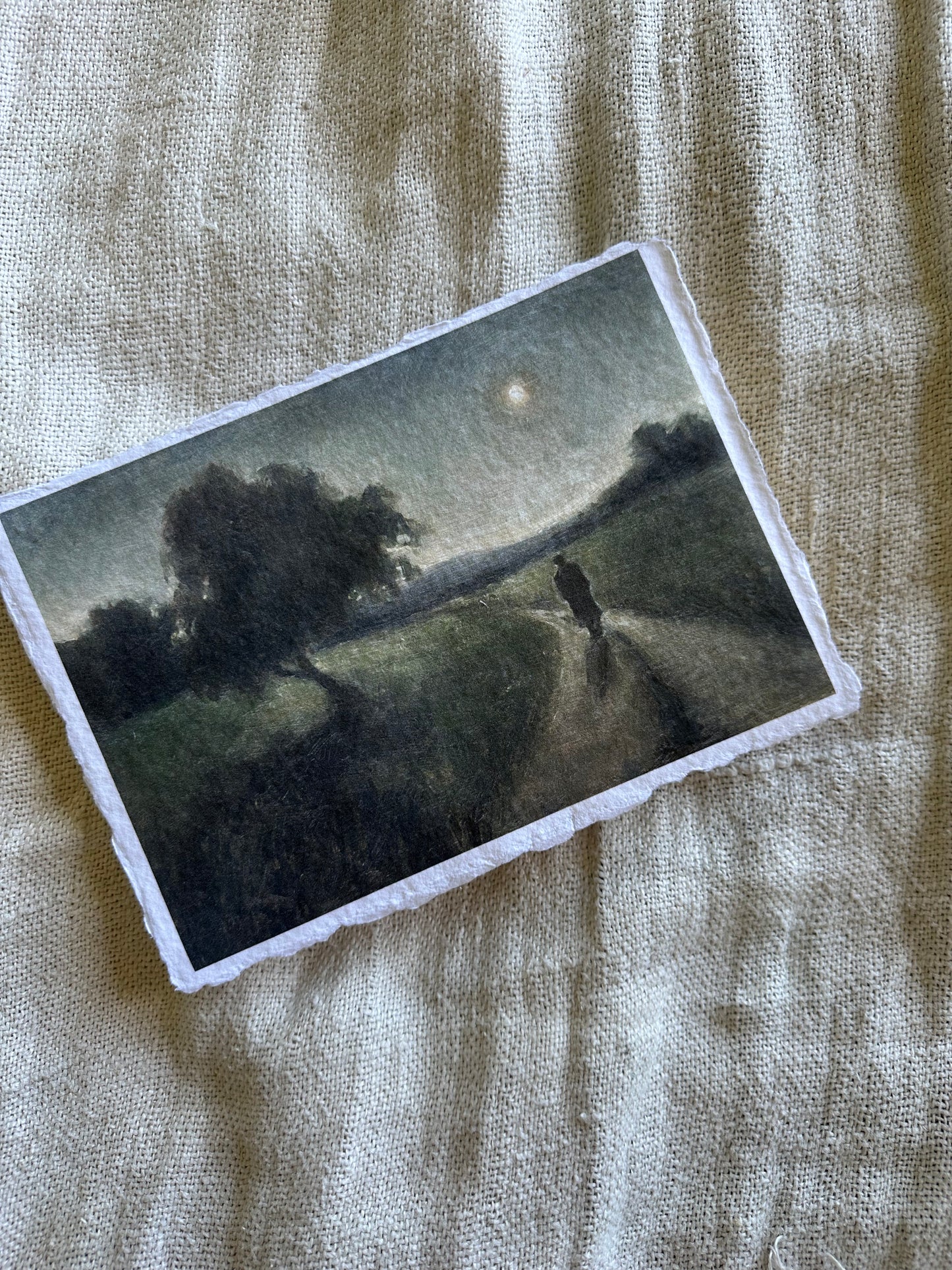 Walking Through my Mind Handmade Paper Print