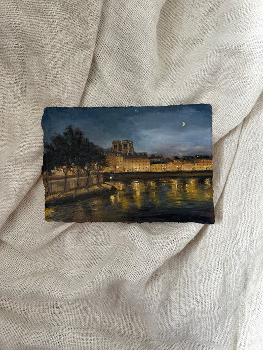 Midnight by the Seine