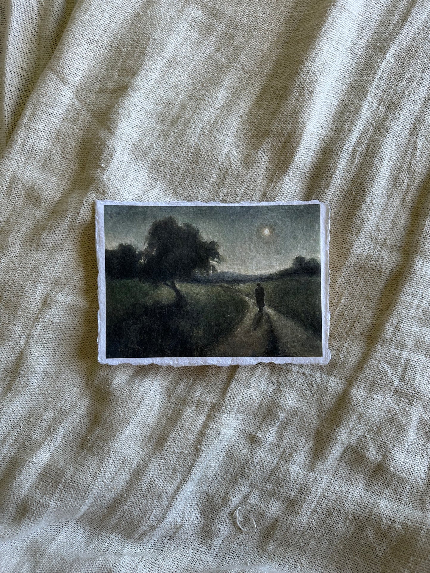 Walking Through my Mind Handmade Paper Print