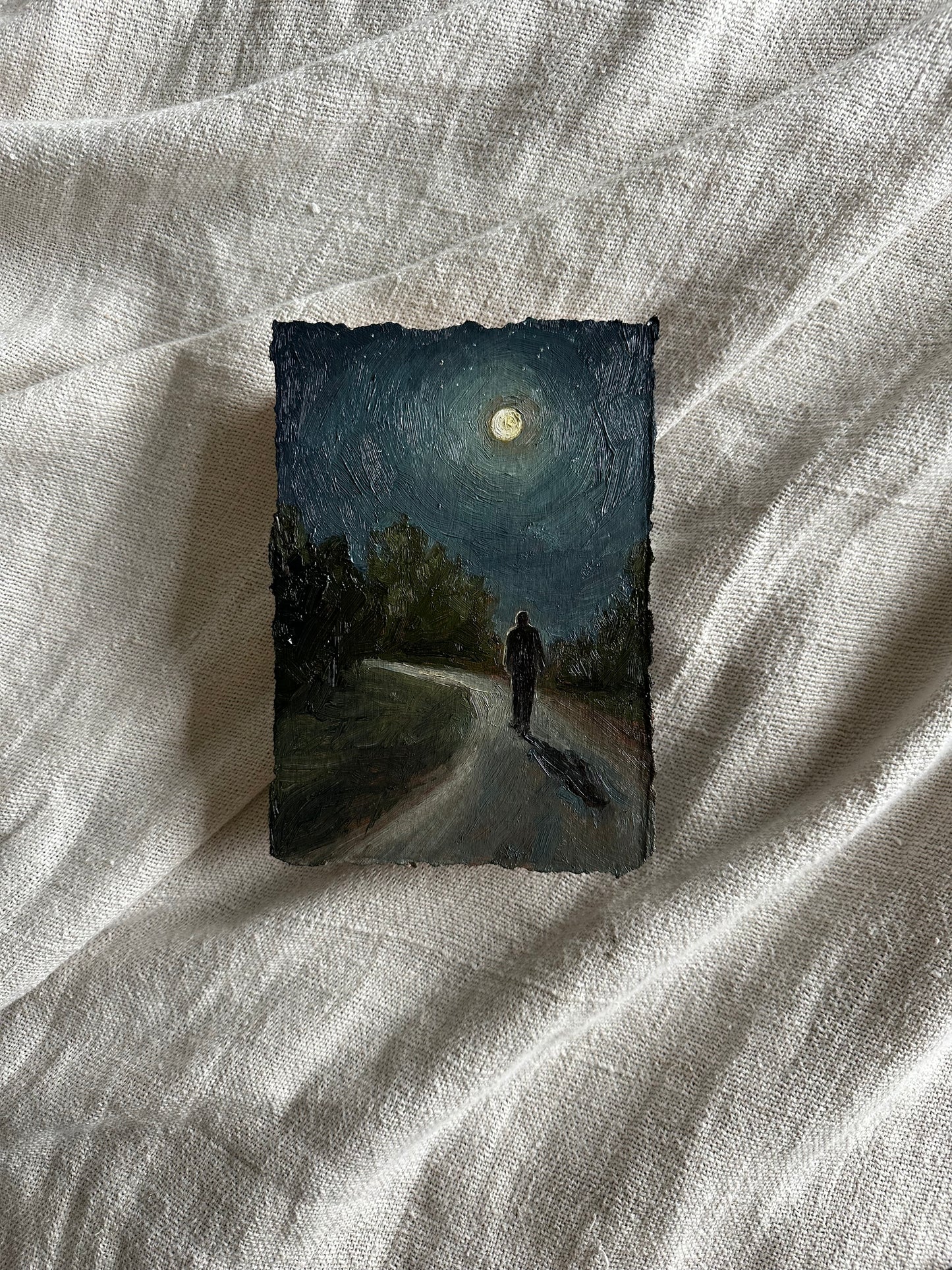 A Silent Walk with Loud Thoughts