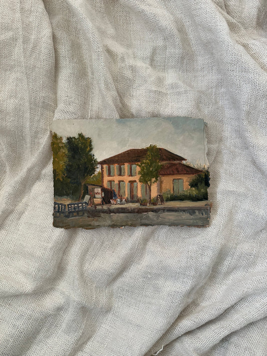 Lock House along Canal du Midi