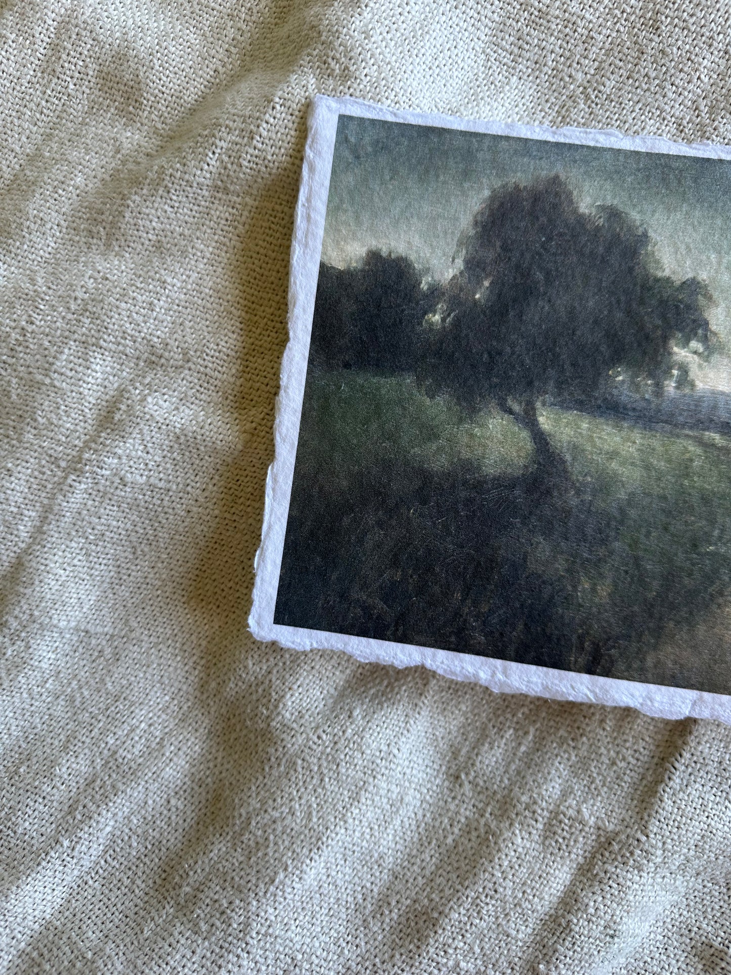 Walking Through my Mind Handmade Paper Print