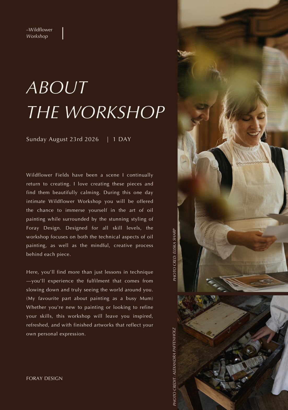 Wildflower Workshop Ticket