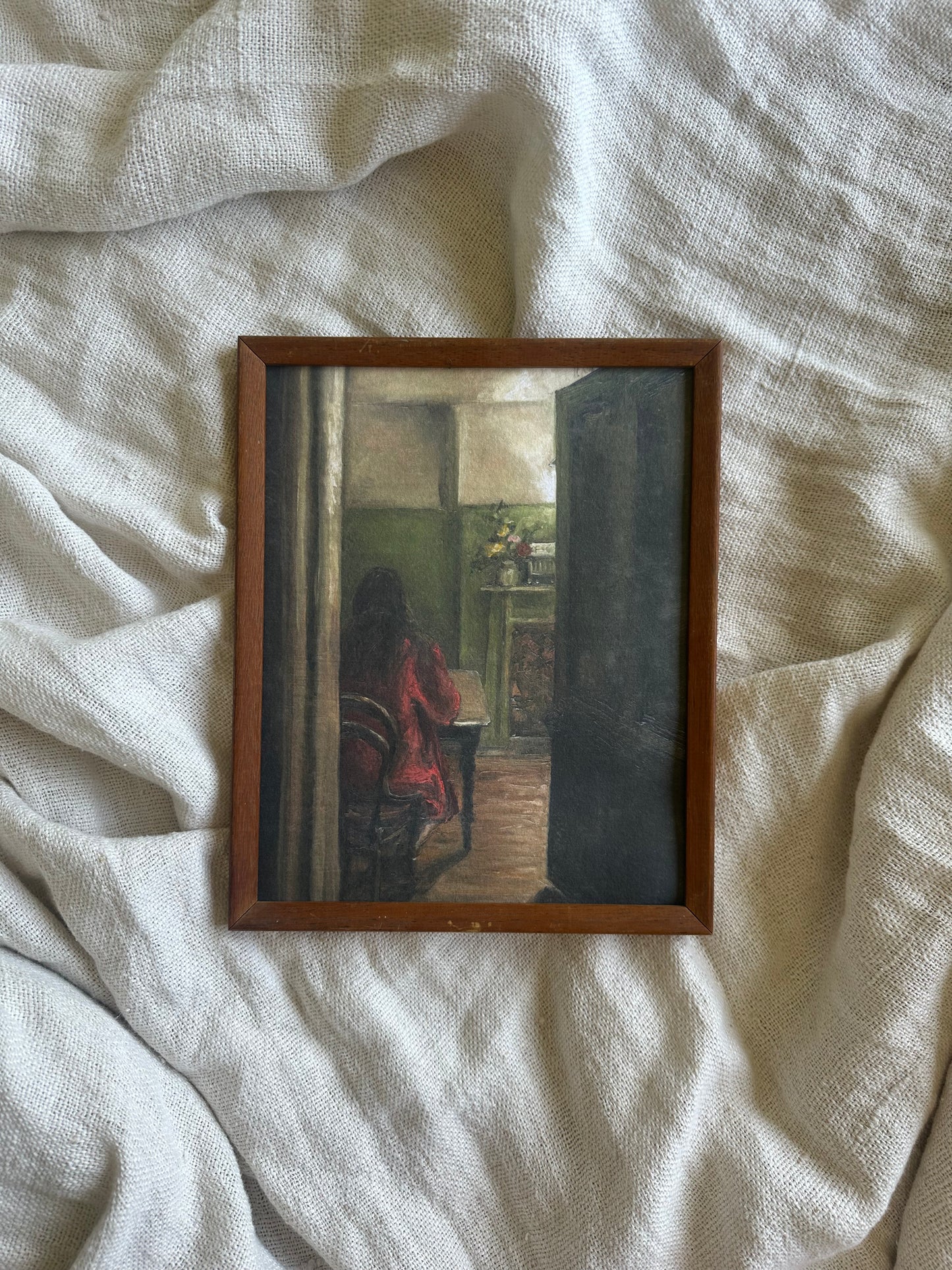 The Red Coat Framed Print