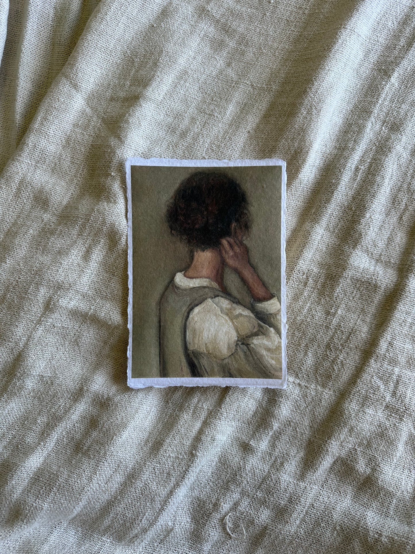 Held in Thought Handmade Paper Print