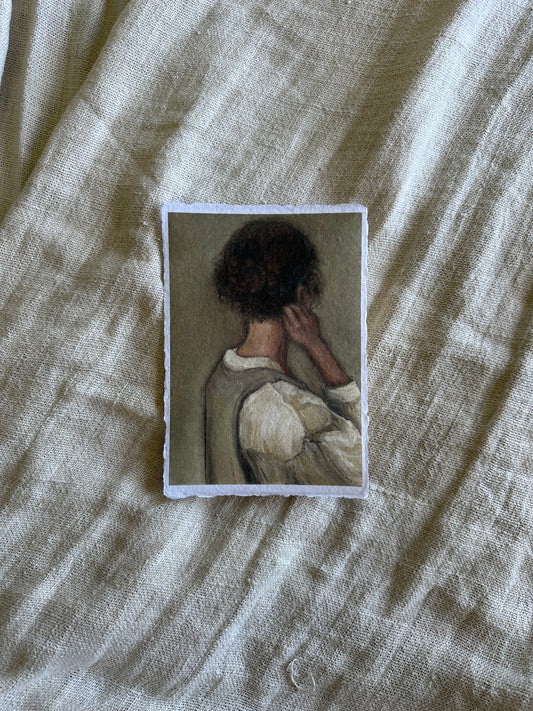 Held in Thought Handmade Paper Print