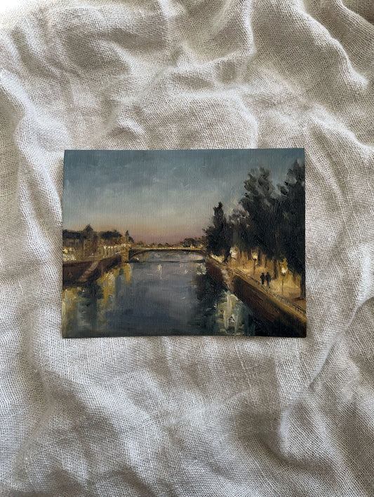“Golden Light over the Seine” Fine Art Print