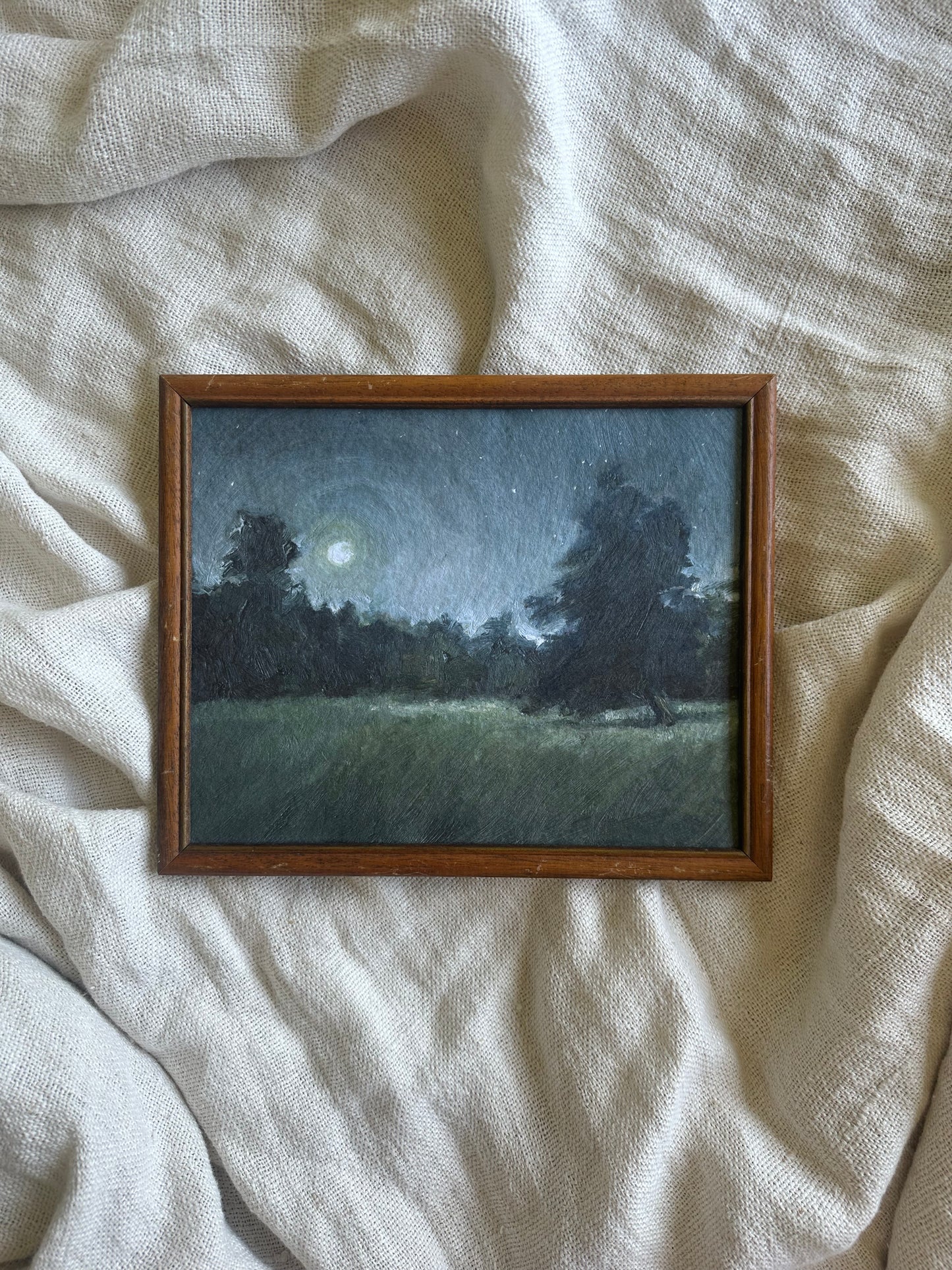 Sous la Lune Framed Print