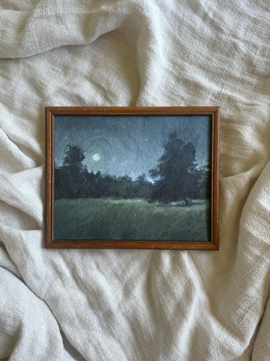 Sous la Lune Framed Print