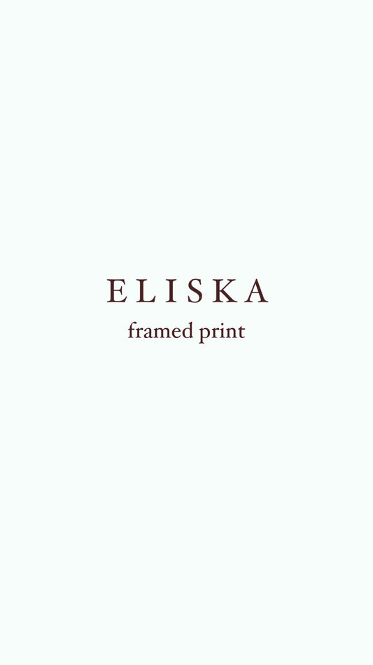 Eliska framed print