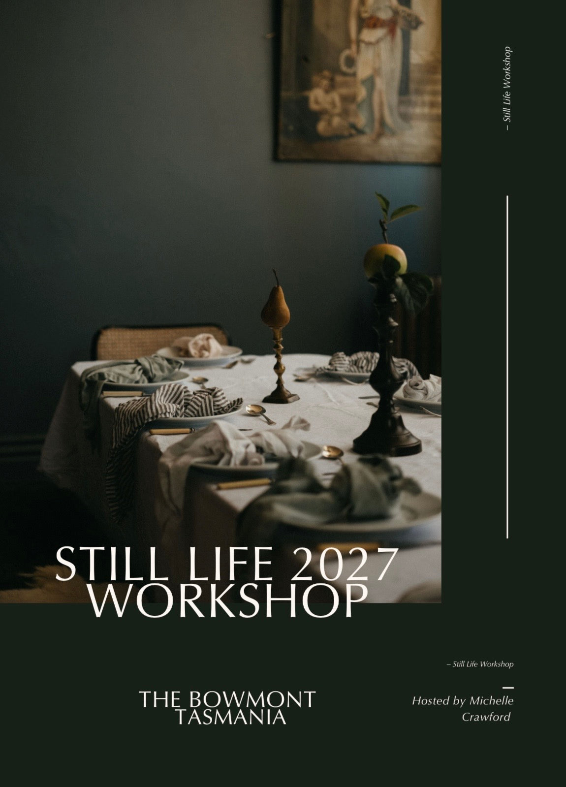 Booking deposit for Still Life Workshop Ticket